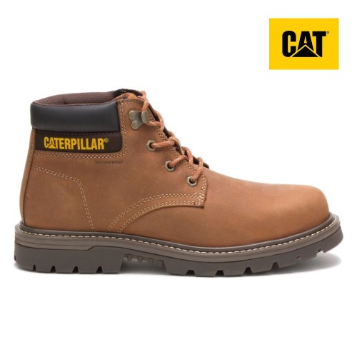 Caterpillar Outbase Waterproof Steel Toe Werkschoenen Heren Bruin (COWF.NL)